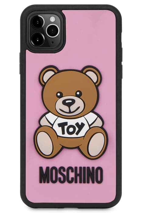 MOSCHINO TEDDY BEAR IPHONE XI PRO MAX COVER PINK by Moschino