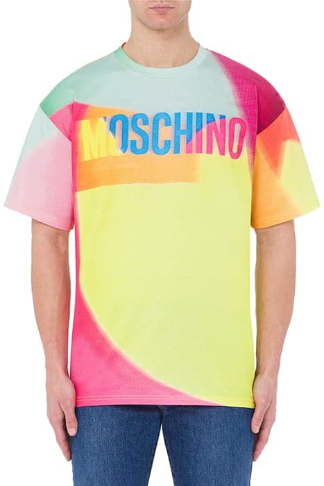 PROJECTION PRINT T-SHIRT MULTICOLOR by Moschino