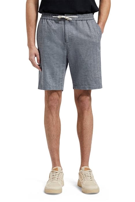 FAVE - BERMUDA SHORTS NAVY HERRINGBONE by Scotch & Soda