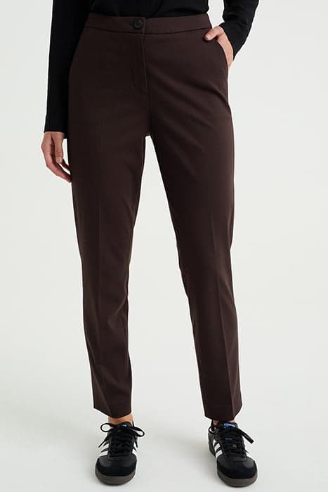 TROUSER BROWN by WE Fashion