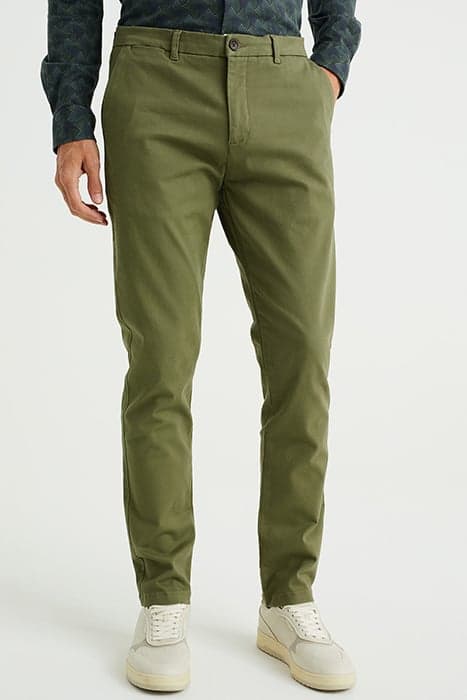 CHINO OLIVE GREEN by WE Fashion