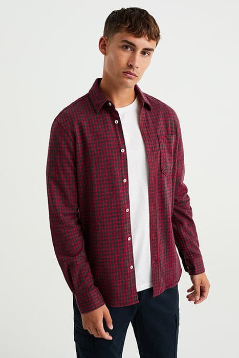 OVERSHIRT FIRE RED by WE Fashion