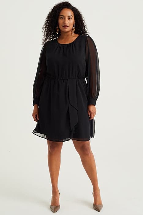 DRESS SHORT BLACK by WE Fashion