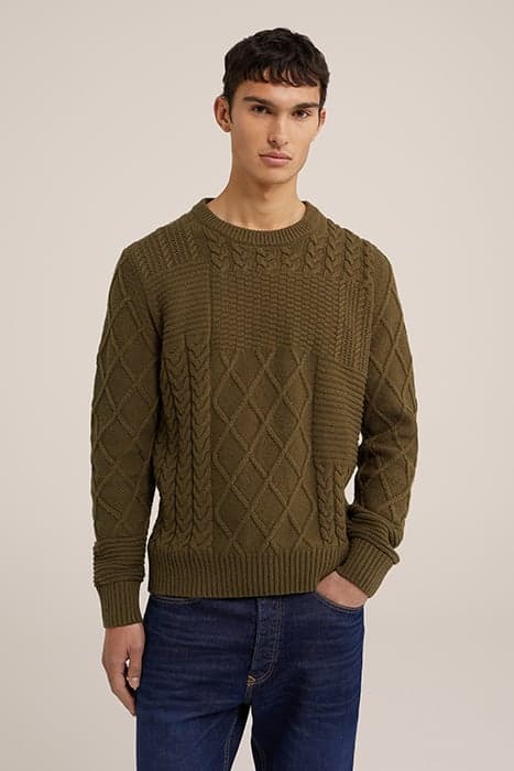 PULLOVER DARK GREEN by WE Fashion