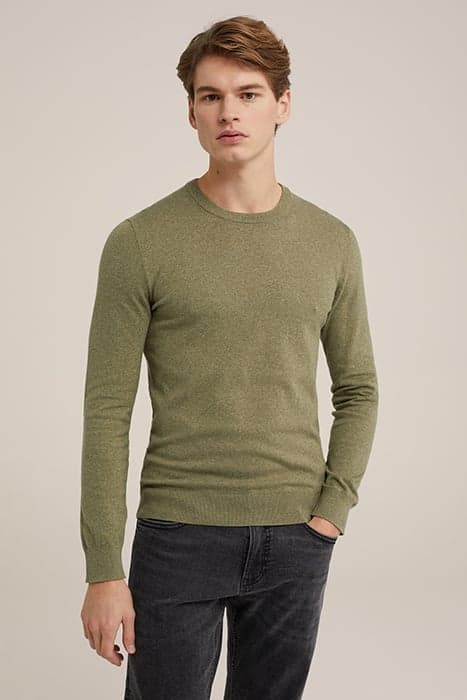 PULLOVER GREYISH GREEN by WE Fashion