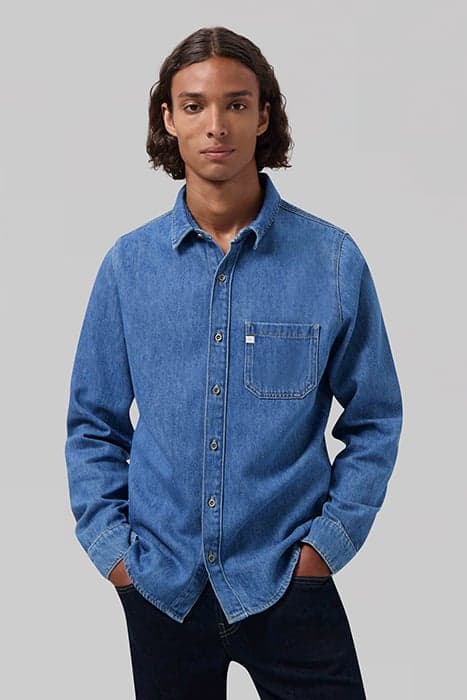 STANLEY SHIRT - MEDIUM STONE by Mud Jeans