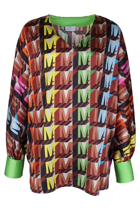 BLOUSE BEVERLY HILLS MULTICOLOR LOGOMANIA MULTICOLOR by Mucho Gusto