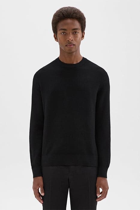 RILAND SWEATER IN LIGHT BILEN BLACK by THEORY