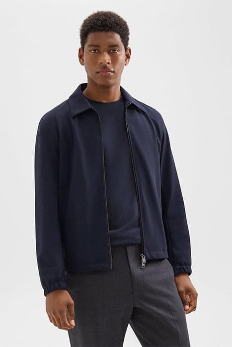 BRODY JACKET IN PRECISION PONTE BALTIC by THEORY