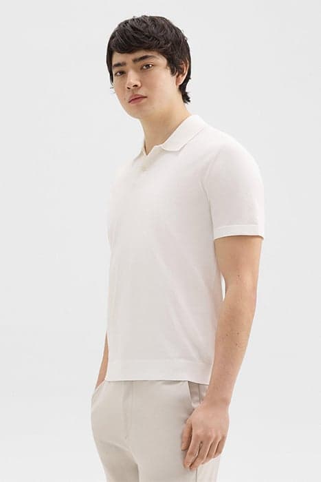 GORIS POLO SHIRT IN LIGHT BILEN WHITE by THEORY