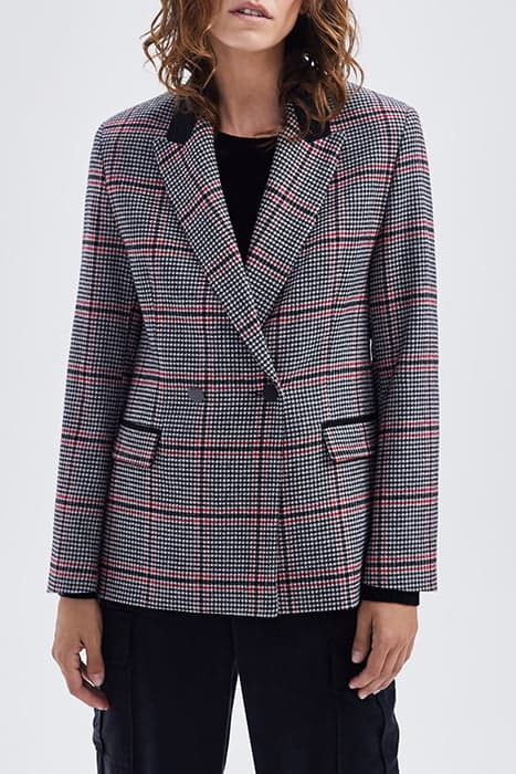 BLACK HOUNDSTOOTH SUIT JACKET BLACK by IKKS