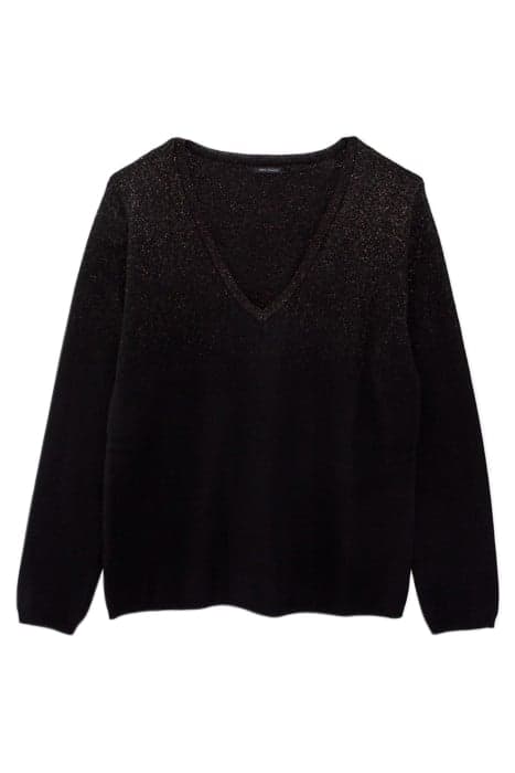 BLACK GLITTERY KNIT SWEATER BLACK by IKKS