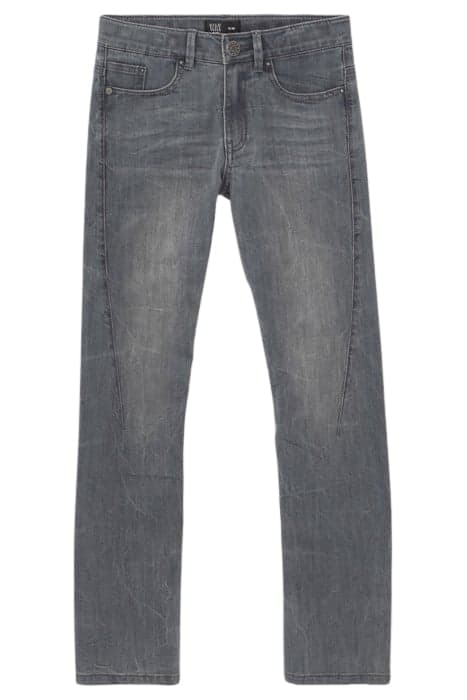 BOYS’ GREY SLIM JEANS WITH TWISTED SEAMS BLUE by IKKS