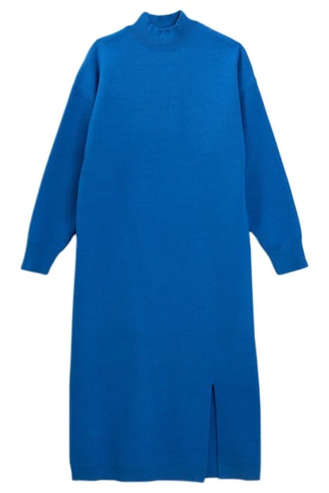 GIRLS’ BLUE KNIT SPLIT DRESS WITH HIGH COLLAR BLUE by IKKS