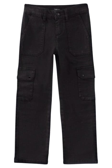 GIRLS’ BLACK CARGO TROUSERS BLACK by IKKS