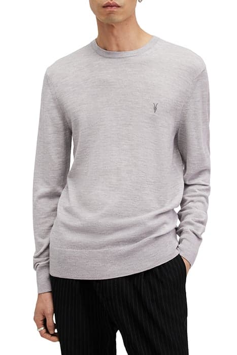 MODE MERINO CREW COOL GREY by AllSaints