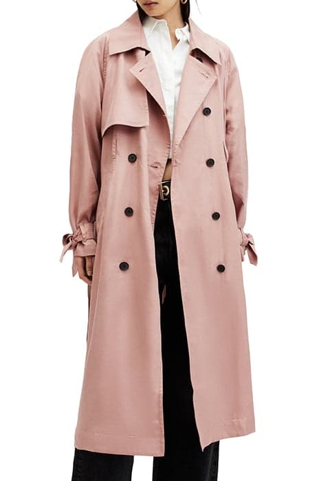 KIKKI TRENCH RICH TAN PINK by AllSaints