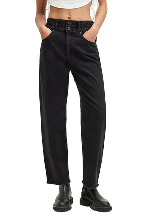 HAILEY FRAY JEAN WASHED BLACK by AllSaints