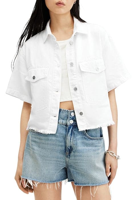 TOVE SS DENIM SHIRT OFF WHITE by AllSaints