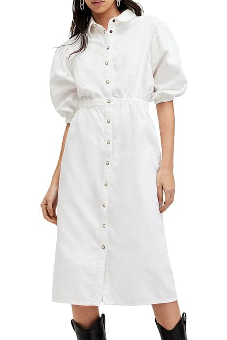 OSA DENIM DRESS CHALK WHITE by AllSaints