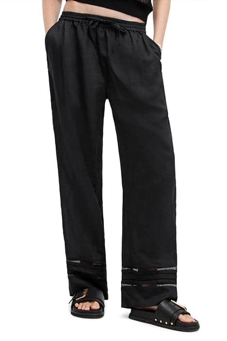 JADE LINEN TROUSER BLACK by AllSaints