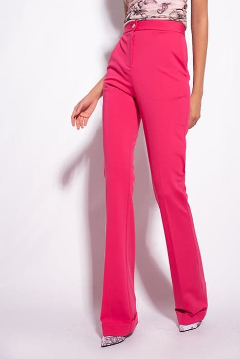 PRAGMATICO PANTALONE PUNTO STOFFA SCUBA RASPBERRY RED by PINKO