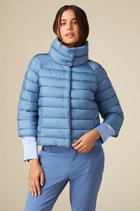 LIGHTWEIGHT BOXY DOWN JACKET BLUE by Oltre