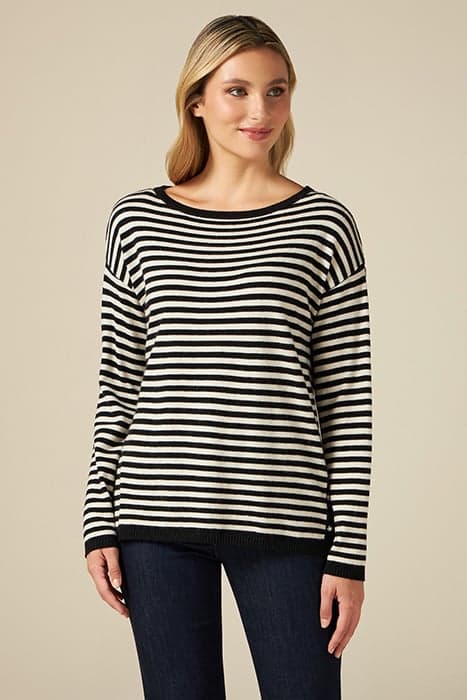 Striped cashmere blend sweater by Oltre