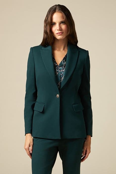 MILAN STITCH BLAZER GREEN by Oltre