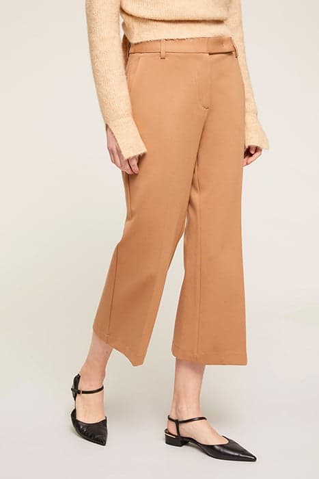 CROPPED TROUSERS NATURAL by Motivi