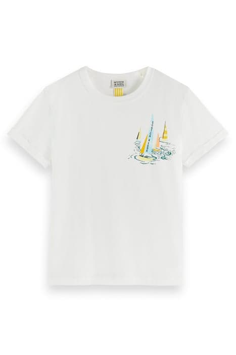 ARTWORK T-SHIRT WHITE by Scotch & Soda