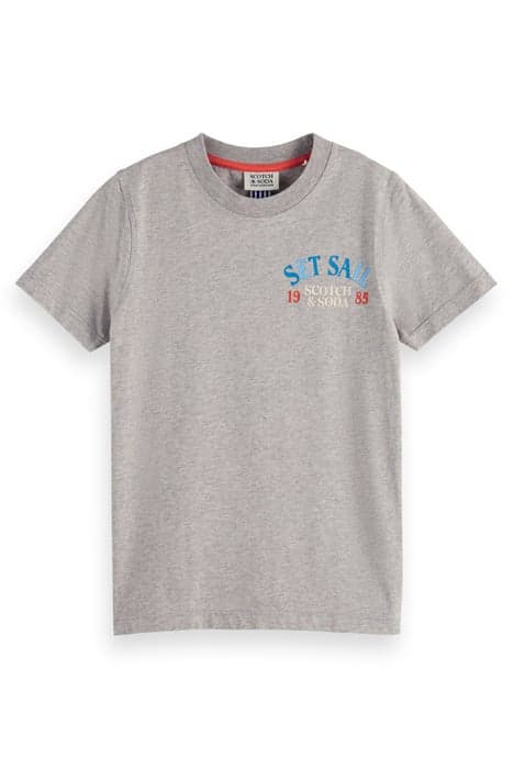 ARTWORK T-SHIRT GREY MELANGE by Scotch & Soda