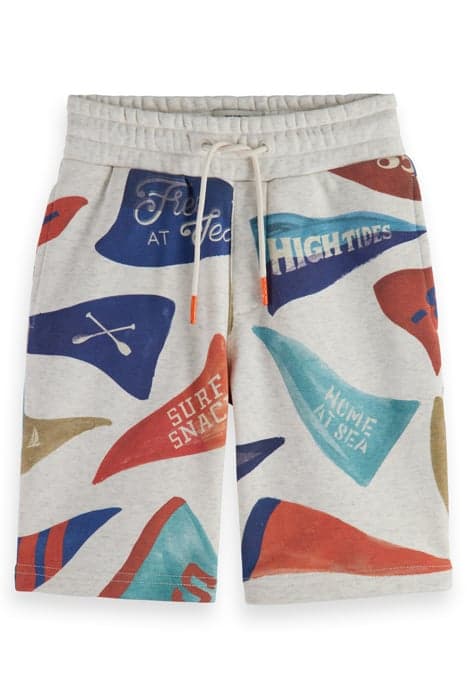 MID-LENGTH - ALL-OVER PRINTED SHORTS FLAG PRINT by Scotch & Soda