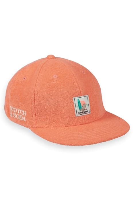 TOWELLING CAP NEON CORAL by Scotch & Soda