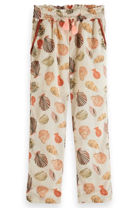 WOVEN JOGGER WITH ALL-OVER PRINT SHELLS by Scotch & Soda