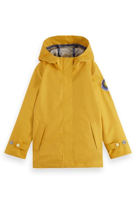 HOODED WATERPROOF PARKA SUN YELLOW by Scotch & Soda