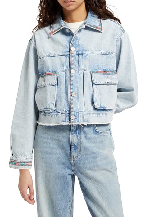 CROPPED DENIM JACKET — SEA STAR by Scotch & Soda