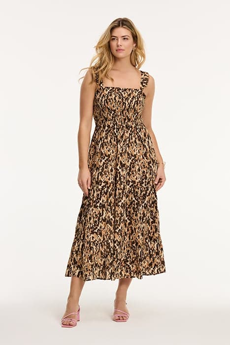 SEYCHELLES DRESS FADED LEOPARD BEIGE FADED LEOPARD by Shiwi