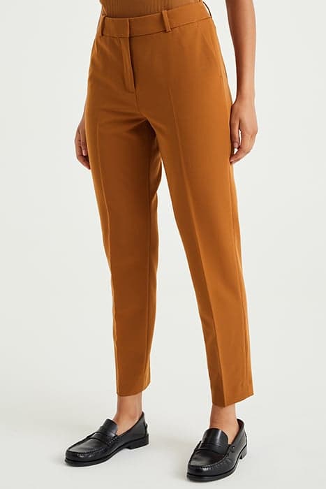 TROUSER CINNAMON BROWN by WE Fashion