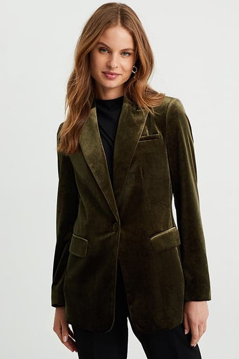 BLAZER DARK GREEN by WE Fashion