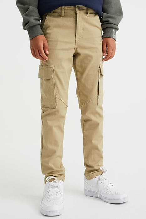 CARGO PANTS BEIGE by WE Fashion