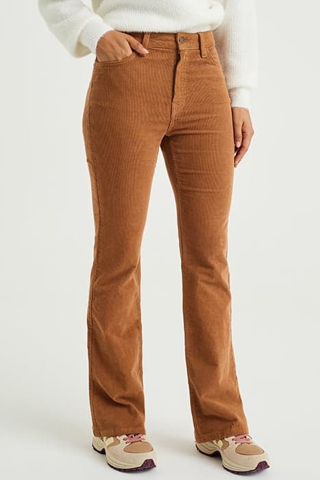 TROUSER CINNAMON BROWN by WE Fashion