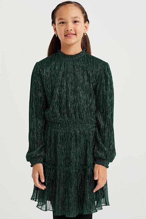 DRESS MID LENGTH GREEN by WE Fashion