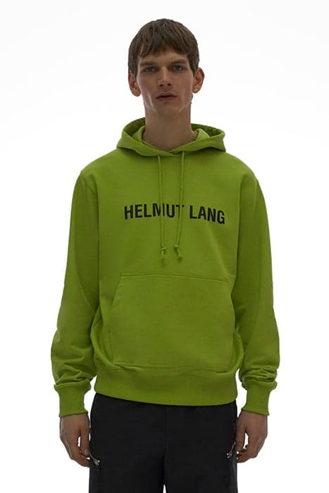 CORE HOODIE COTTON PARROT by Helmut Lang