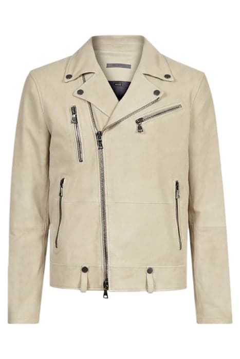 SLIM FIT ASYMMETIRIC ZIP CLOSURE BIKER J TOAST by John Varvatos