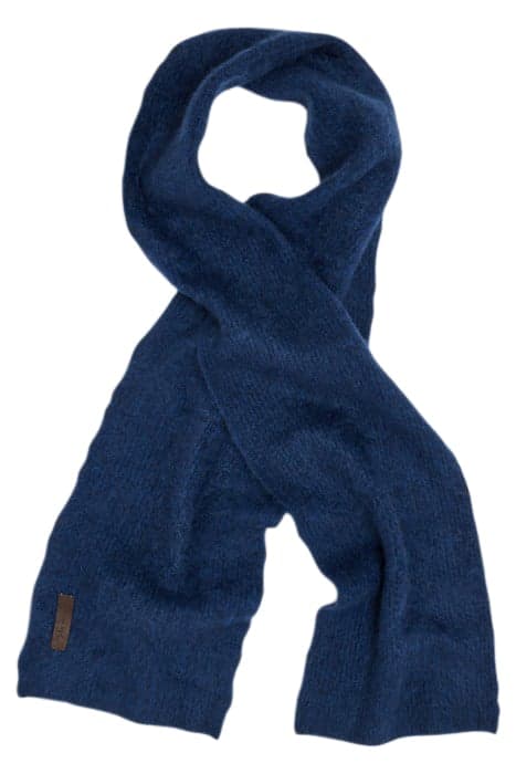 LEA BRUSHED CASHMERE SCARF NIGHT SHADOW by John Varvatos