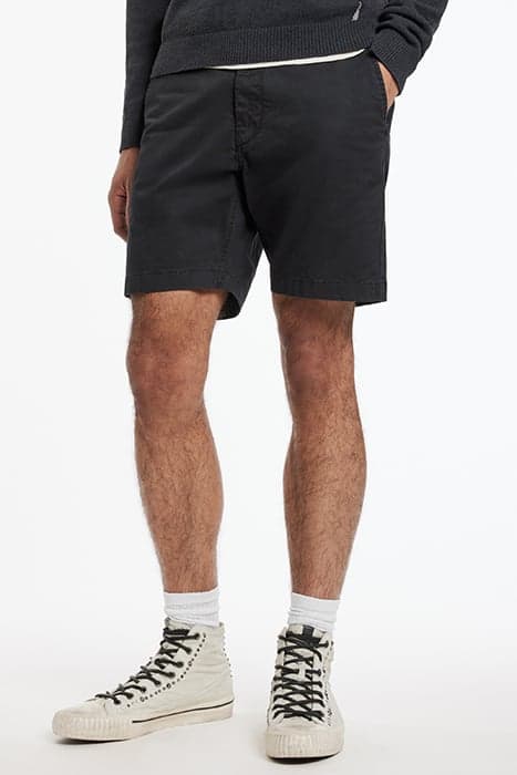 JOHNNY FLAT FRONT SHORTS BLACK by John Varvatos