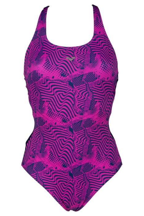 W VIOLA CRADLE BACK ONE PIECE C-CUP NAVY-ROSE VIOLET by Arena