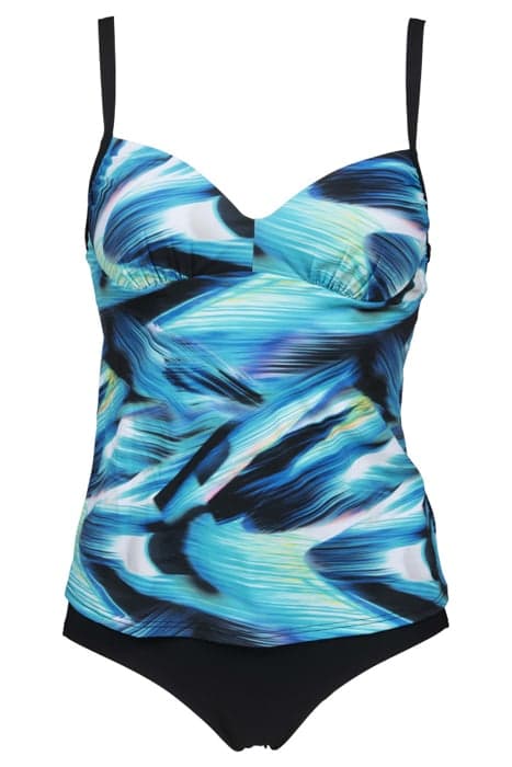 W FLAVIA TANKINI C-CUP BLACK MULTI-BLACK by Arena