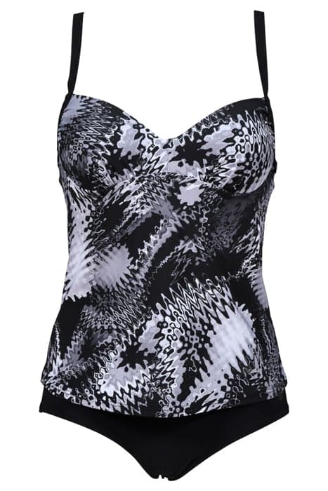 W ZORA TANKINI C-CUP BLACK MULTI-BLACK by Arena